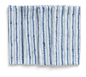Electric Stripe Napkins in Navy Blue