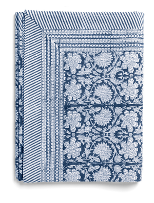 Paradise Tablecloth in Navy Blue