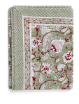 Pomegranate Tablecloth in Green