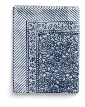 Margerita tablecloth in Navy Blue
