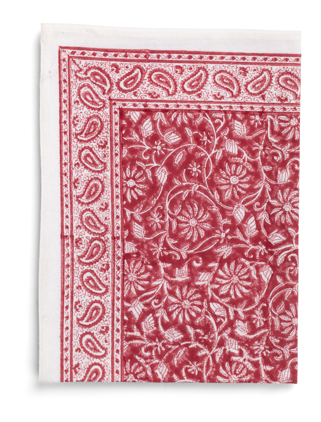Margerita kitchen towels in Red