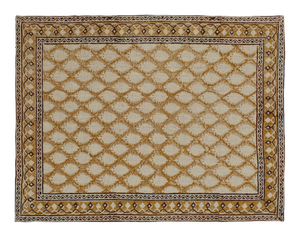 Placemats with Cypress print in Ochre