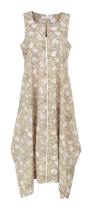 A-line Dress in Light Brown