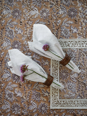 Indian Summer placemats in Beige/Lavender