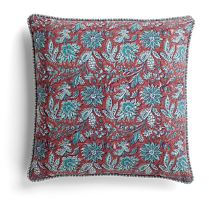 Indian Summer Cushion in Rose