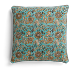 Indian Summer Cushion in Turquoise