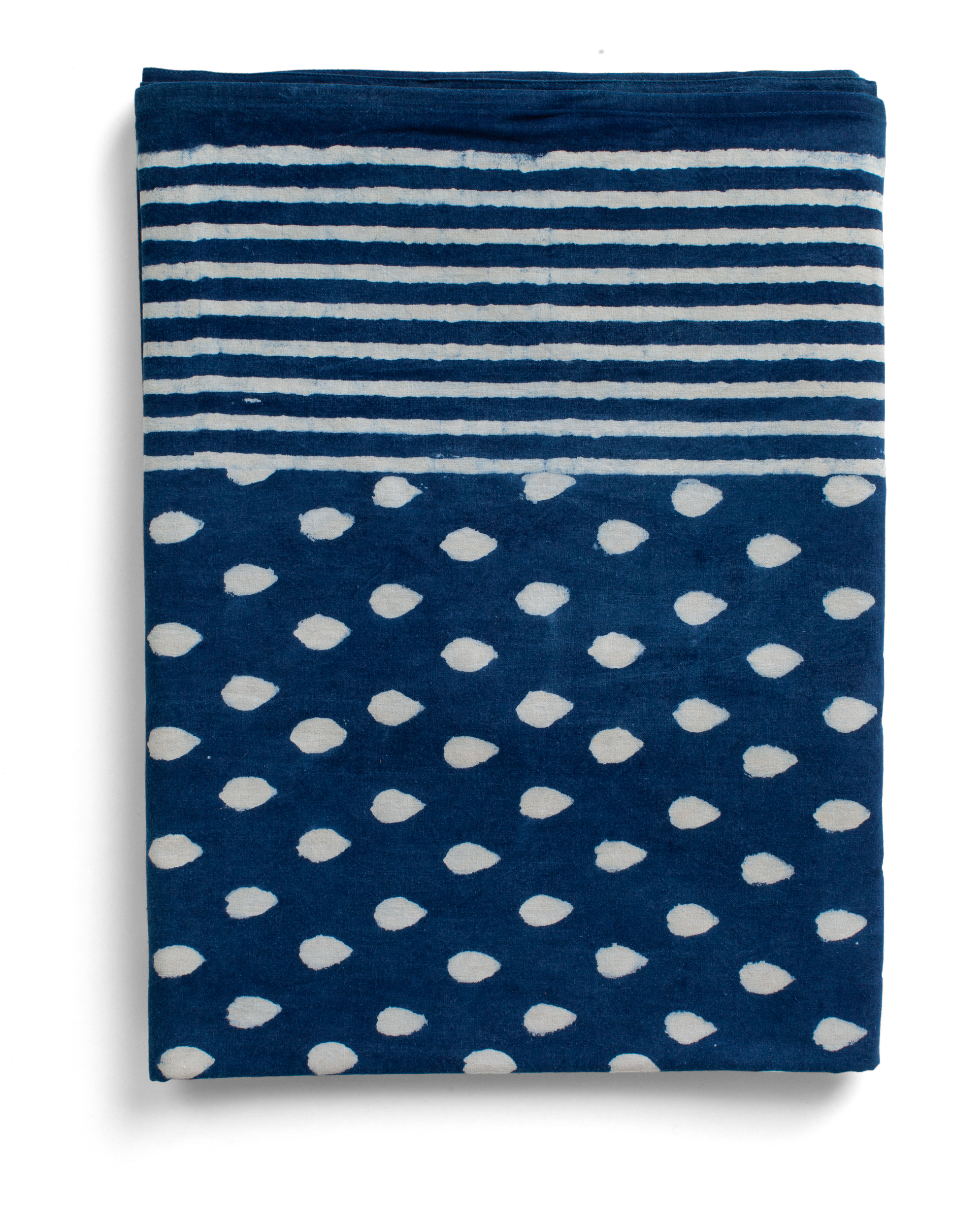Tablecloth with Drop print in Indigo