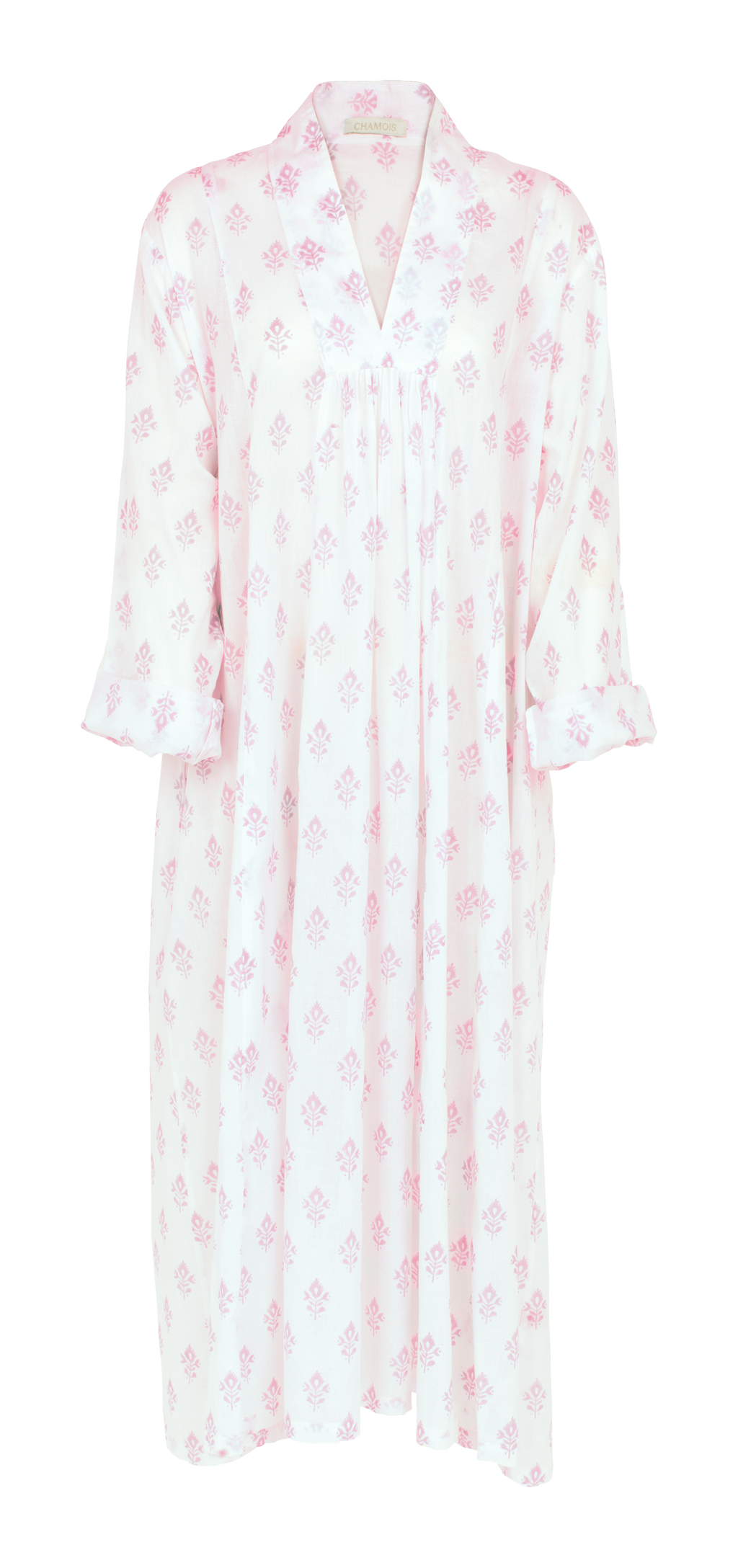 Night Shirt with Butti print in Rose